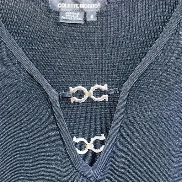 Colette Mordo Top Kit Split Neck Long Sleeve Rayon - Picture 7 of 8